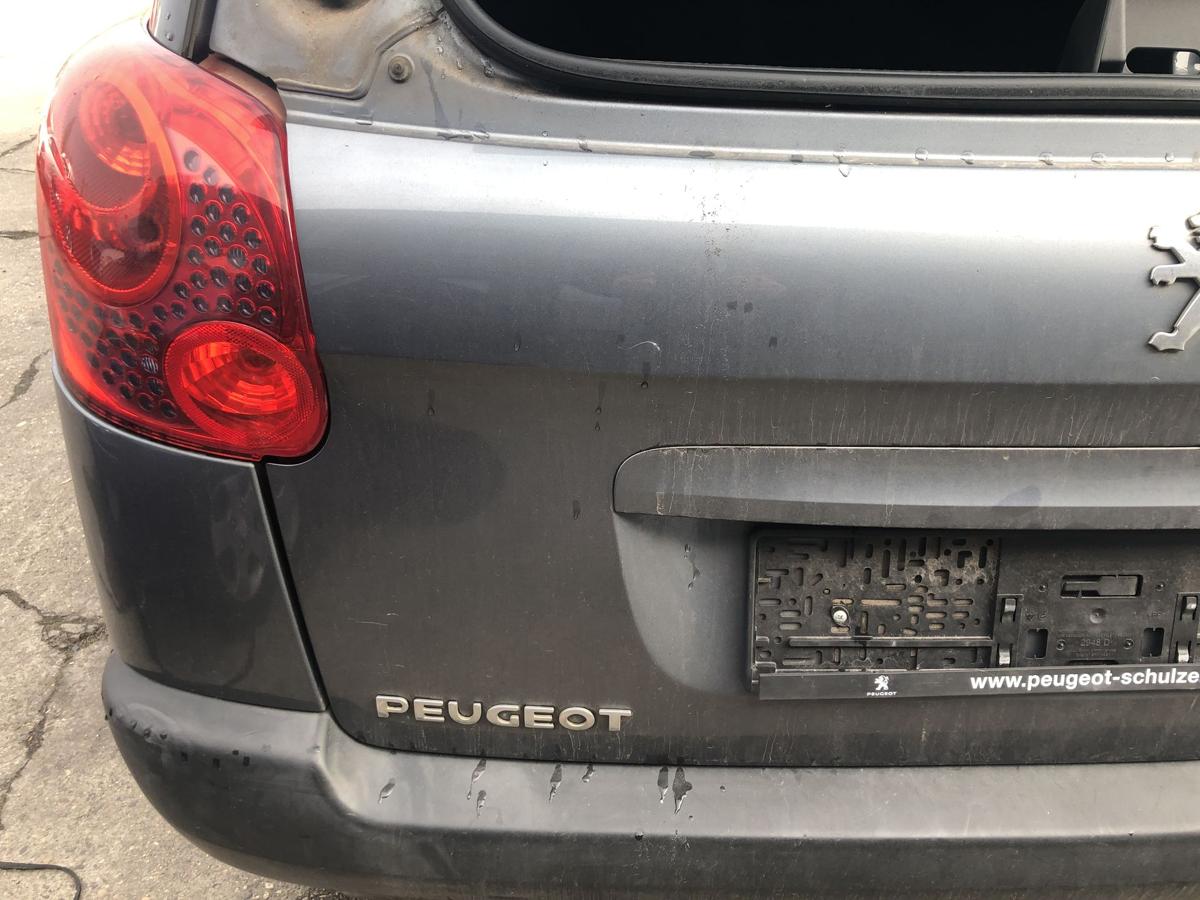 Peugeot 207 SW Typ WE Heckklappe ohne Heckscheibe im Rohbau KTH Thorium Grau