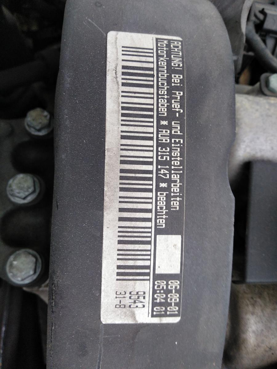 Skoda Fabia 6Y Motor AUA 1.4 55kw 144177km Bj.2001