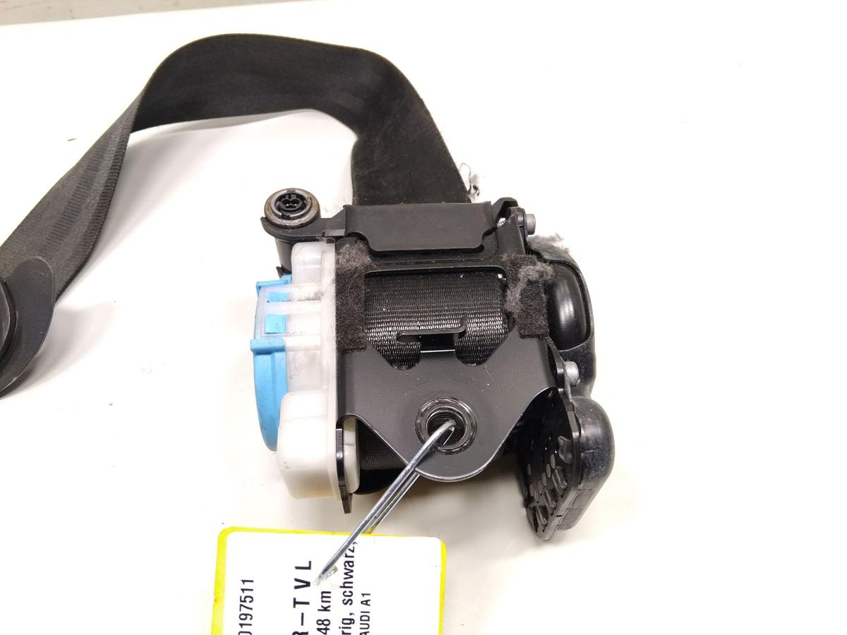 Audi A1 8X orig. Sicherheitsgurt vorn links schwarz unfallfrei BJ2010 8X3857705B