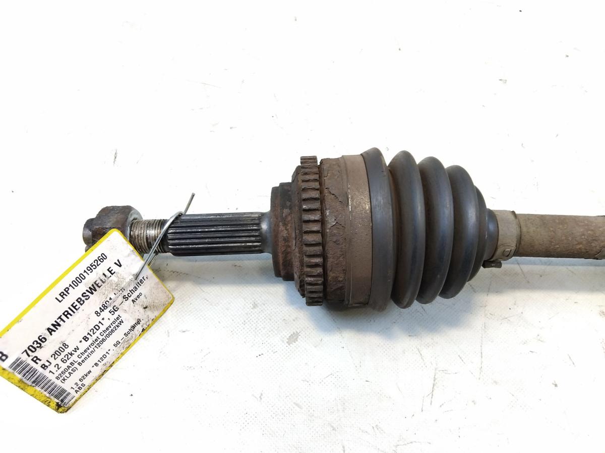 Chevrolet Aveo T250 orig.Antriebswelle Gelenkwelle rechts 1.2 62kw ABS BJ2008