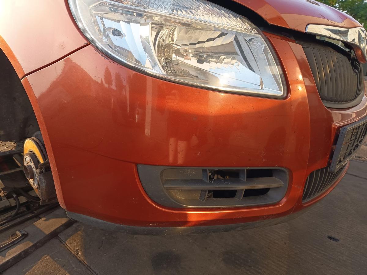 Skoda Fabia 5J original Sto&szlig;stange vorne LF3H Orange Baujahr 2007
