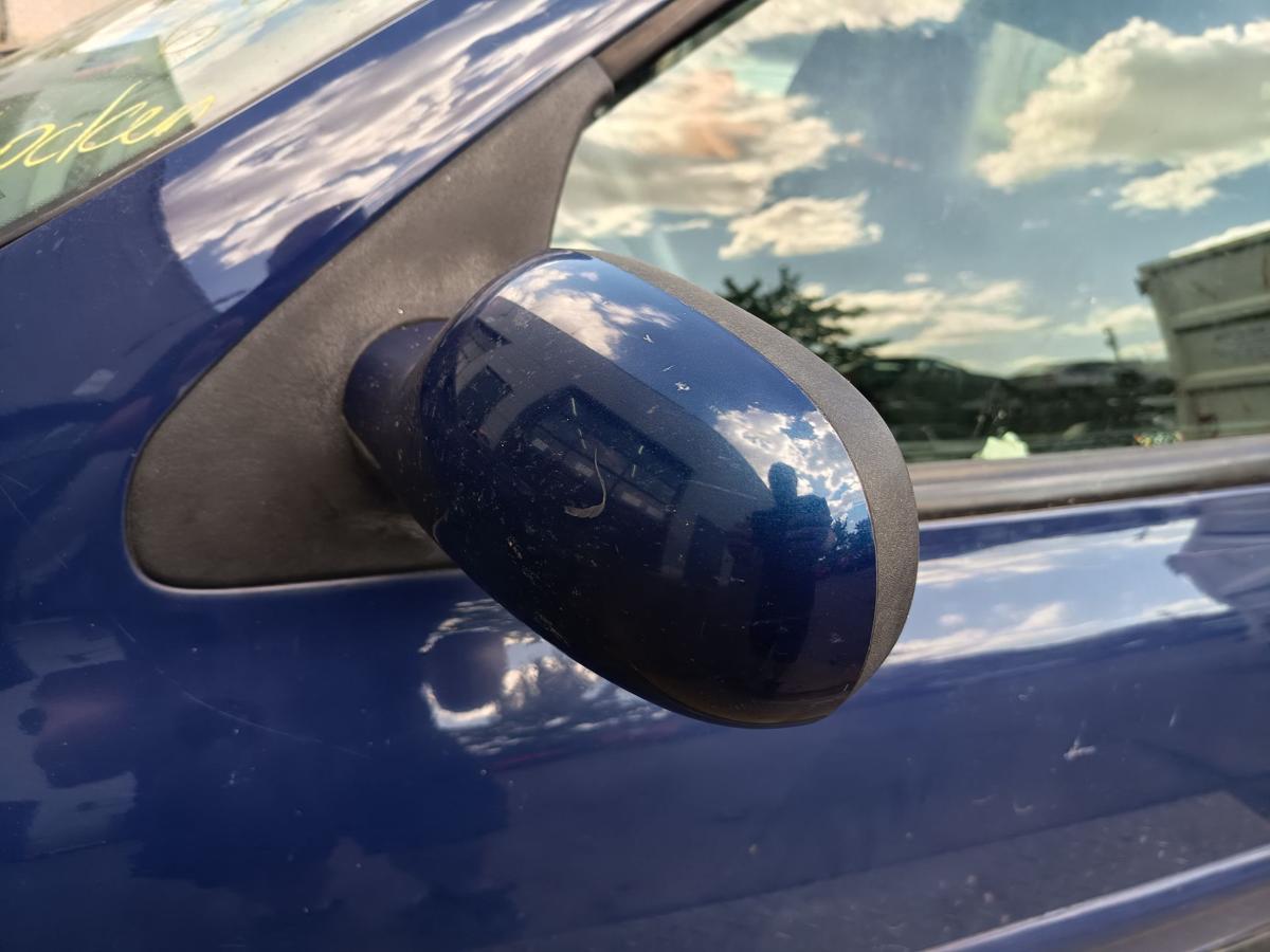 Renault Clio II original Au&szlig;enspiegel links elektr OV460 K&ouml;nigsblau Bj 2011