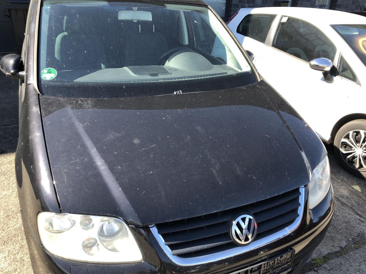 VW Touran 1T Motorhaube Haube Klappe Deckel vorn bis 2006 ROST LC9Z Black Magic