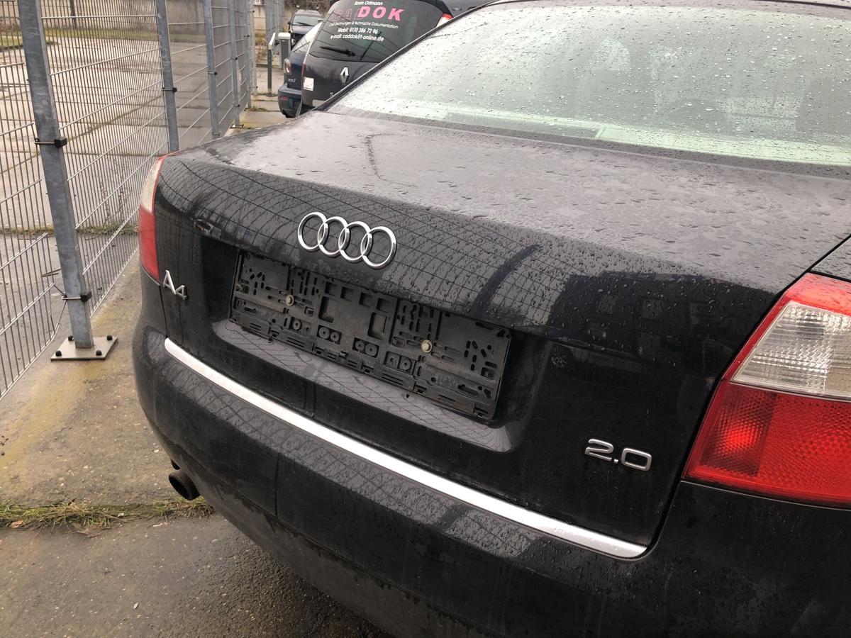 Audi A4 8E B6 Limo Heckklappe Kofferraumklappe LZ9W Deckel Kofferraum Rohbau