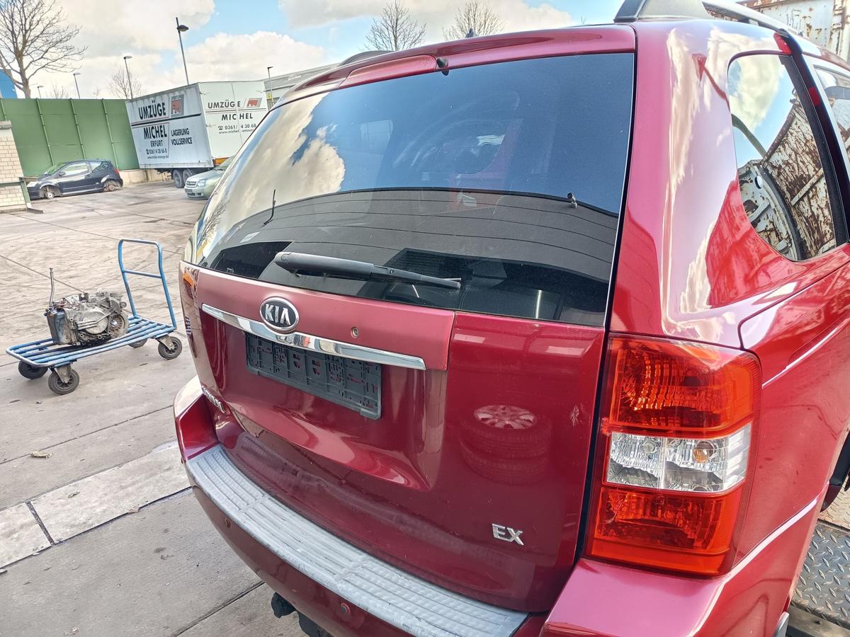 Kia Carnival III original Heckklappe mit Scheibe R9 Rubinrot Bj 2006