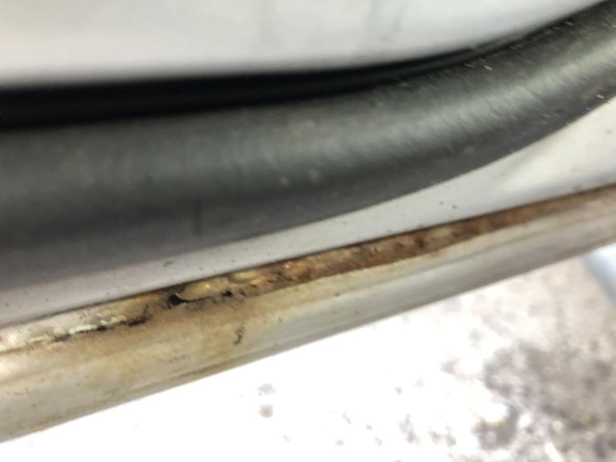 Mercedes A Klasse W169 bis 08 Tür hinten links vor Mopf Fondtür 761 silber