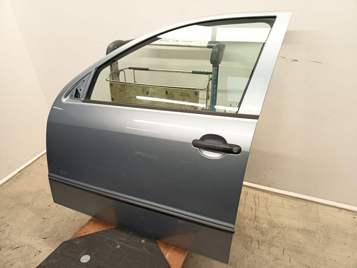 Skoda Fabia 6Y original T&uuml;r vorne links LF7U Stone Grey Metallic Baujahr 2004