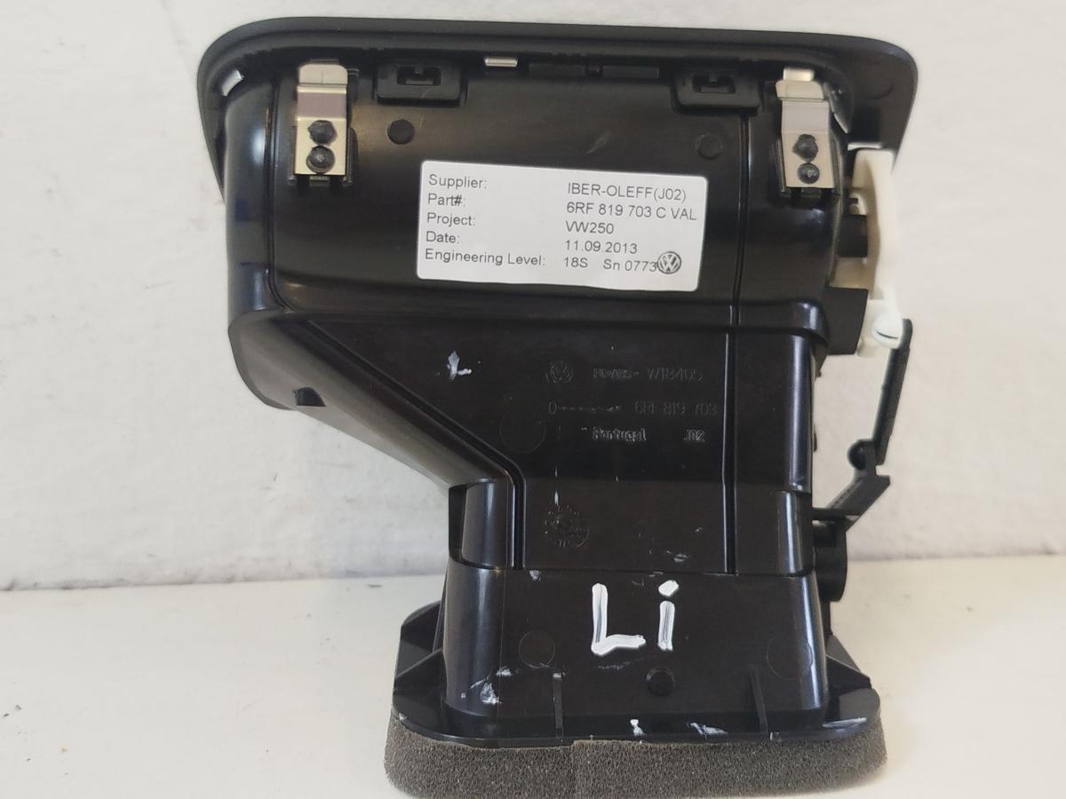 VW Polo 6R Luftd&uuml;se au&szlig;en links Luftdusche Ausstr&ouml;mer OEM
