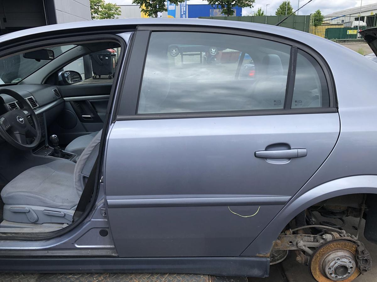 Opel Vectra C Limo 4trg original Tür hinten links Fond Z163 Lichtsilber Bj 2004