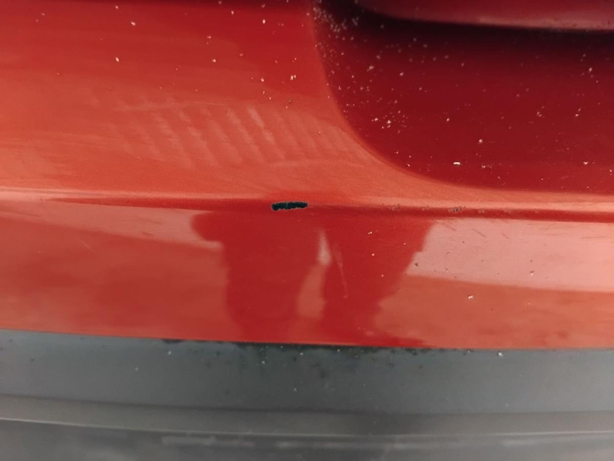 Dacia Sandero 1 Stepway orig Sto&szlig;f&auml;nger Sto&szlig;stange hinten BJ2010 TEB76-Rouge de Feu