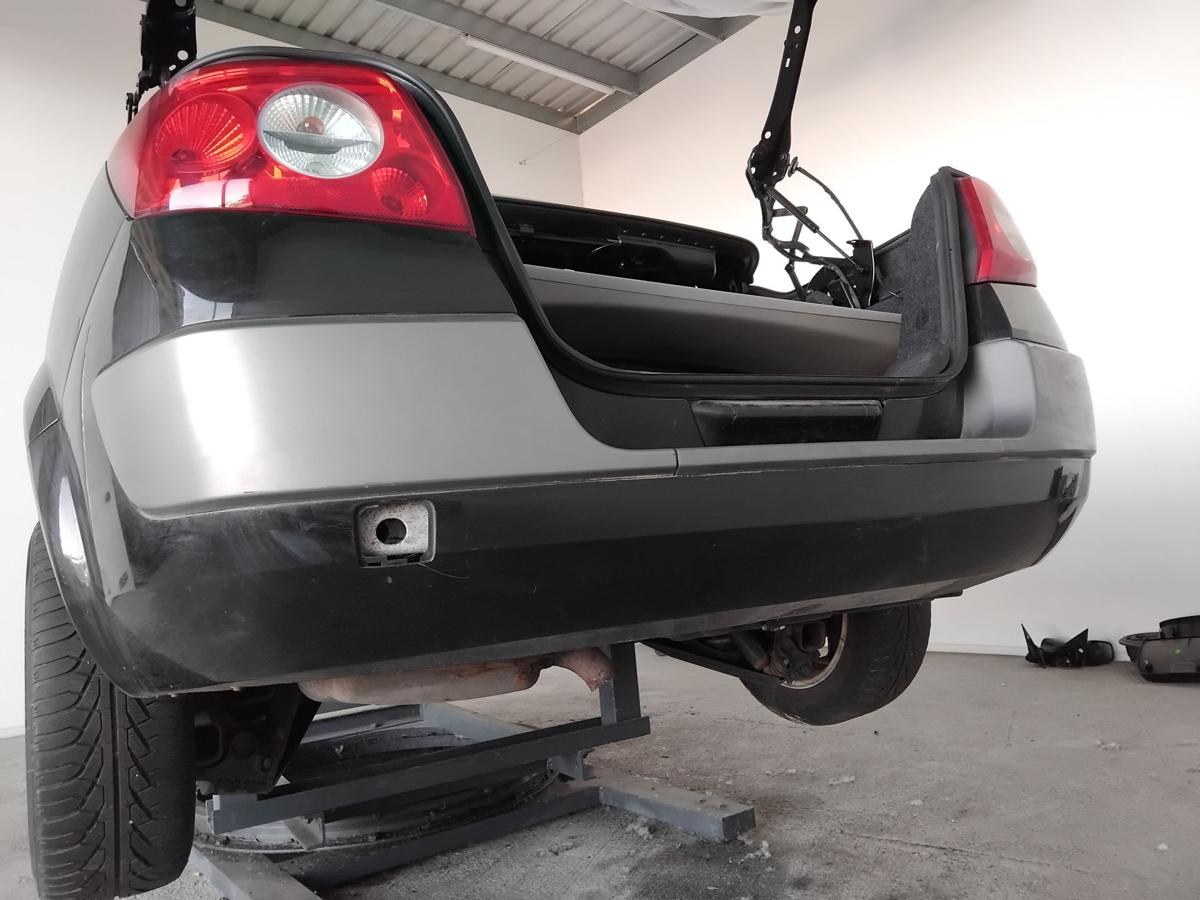 Renault Megane 2 CC Cabriolet orig Sto&szlig;stange Sto&szlig;f&auml;nger hinten BJ2004 NV676 Noir Nacre