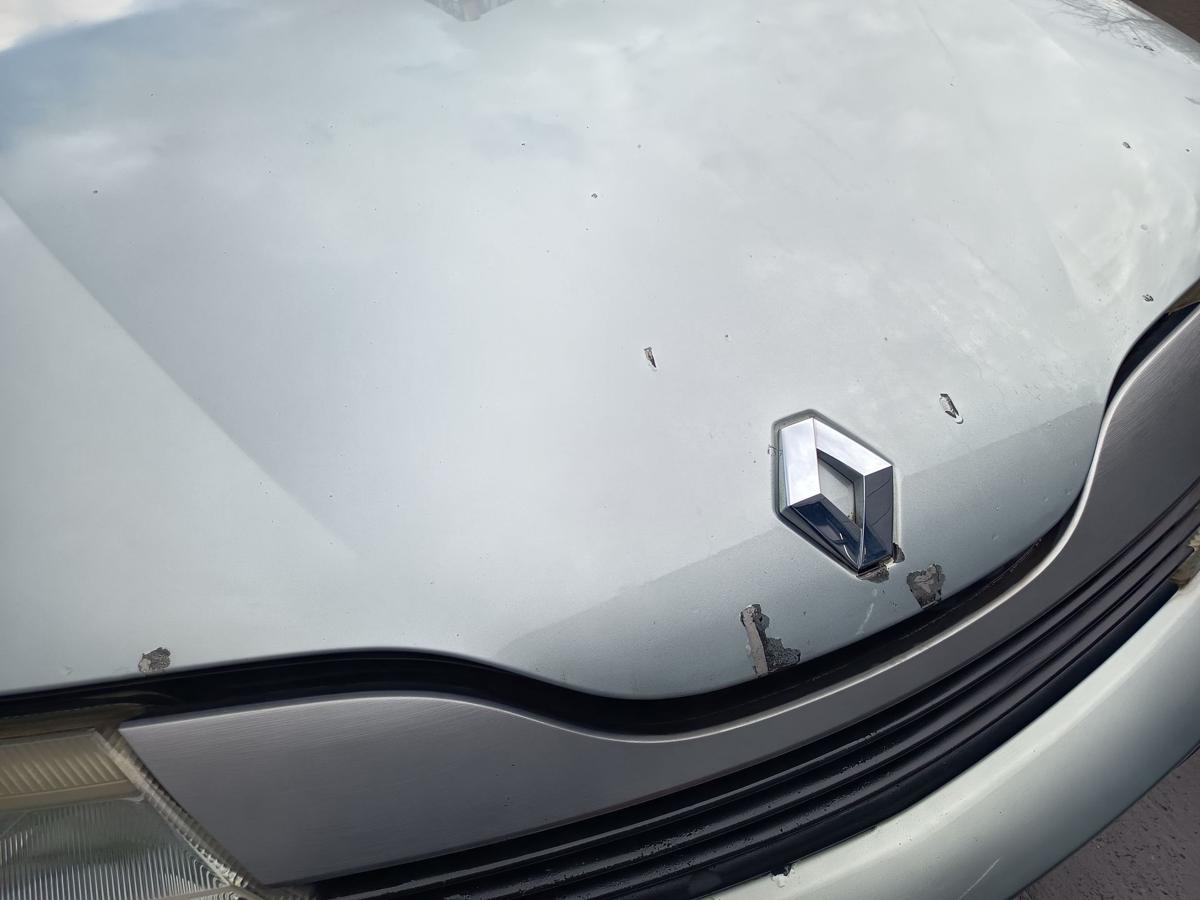 Renault Laguna II original Motorhaube Klappe Deckel Front B64 Granitsilber Bj 01