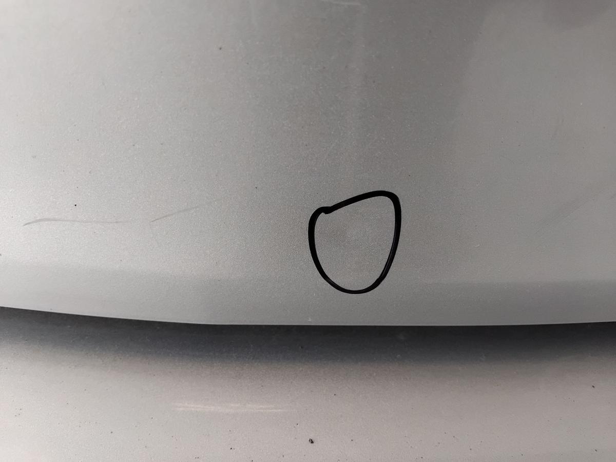 Opel Meriva B Heckklappe GAN argonsilbermetallic Z176 mit Heckscheibe BJ2013