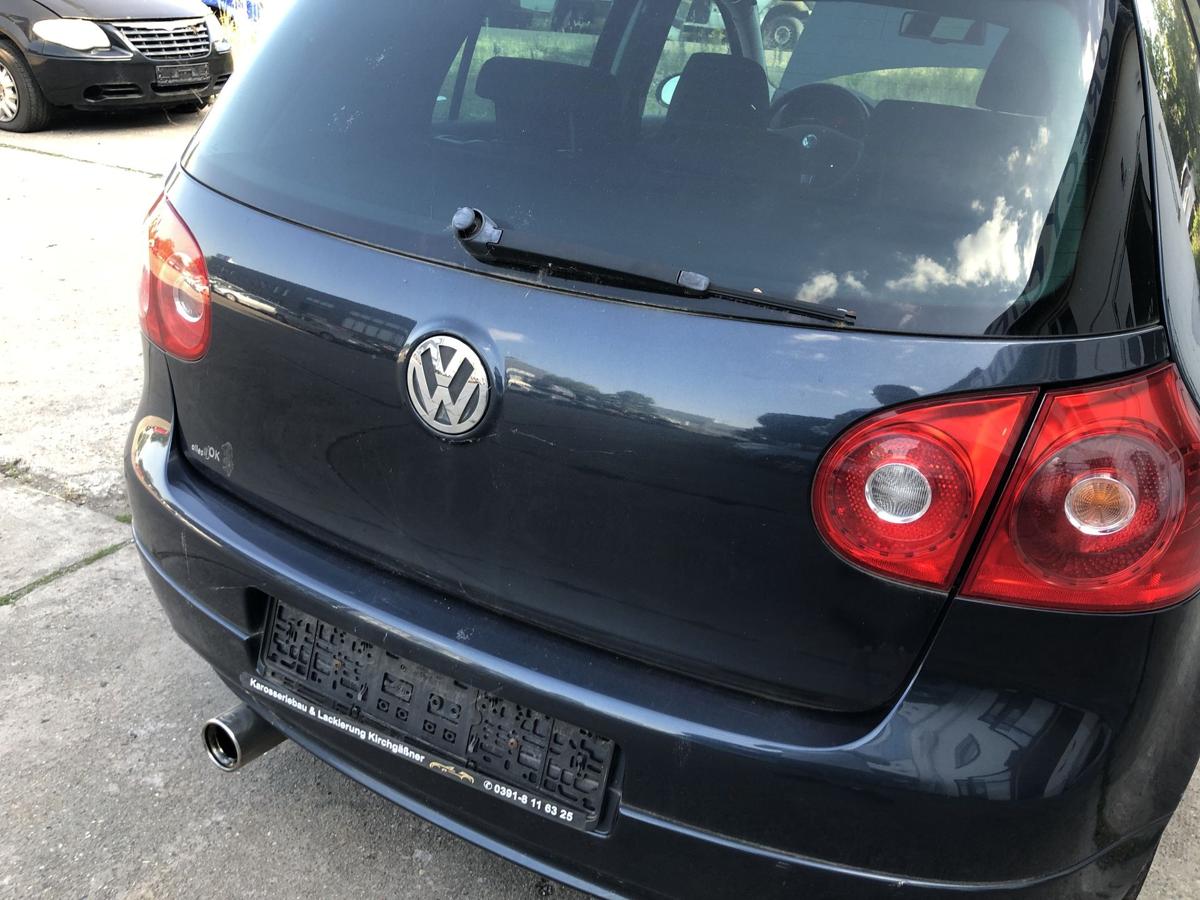 VW Golf 5 V 1K Heckklappe mit Heckscheibe 3 und 5 t&uuml;rer LC5F Blue Graphit