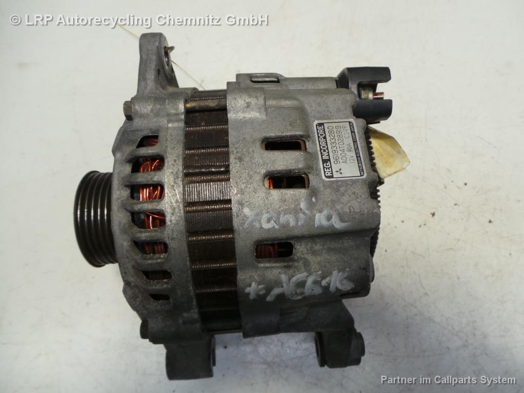 Citroen Xantia BJ 1994 Lichtmaschine Generator 90A 1.8 74KW 9619333280 A004T02891B