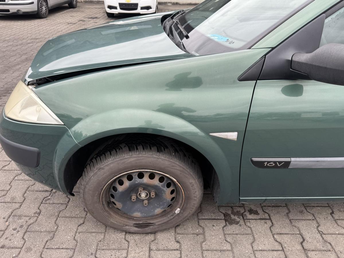 Renault Megane Bj.2004 original Kotfl&uuml;gel vorn links D96 Vert Giverny Metallic Bj.2004