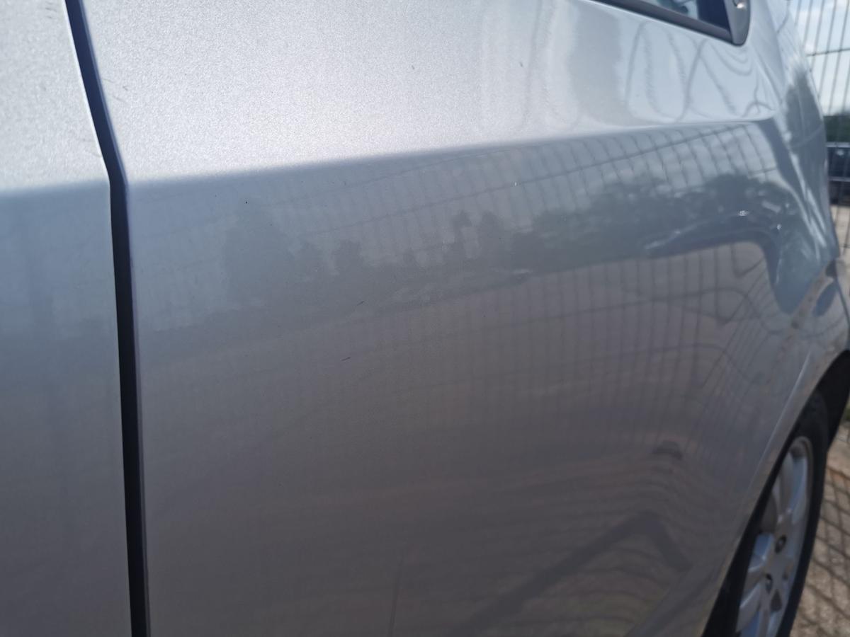Chevrolet Aveo T300 Tür Autotür Fondtür Rohbautür hinten links silber met 5trg