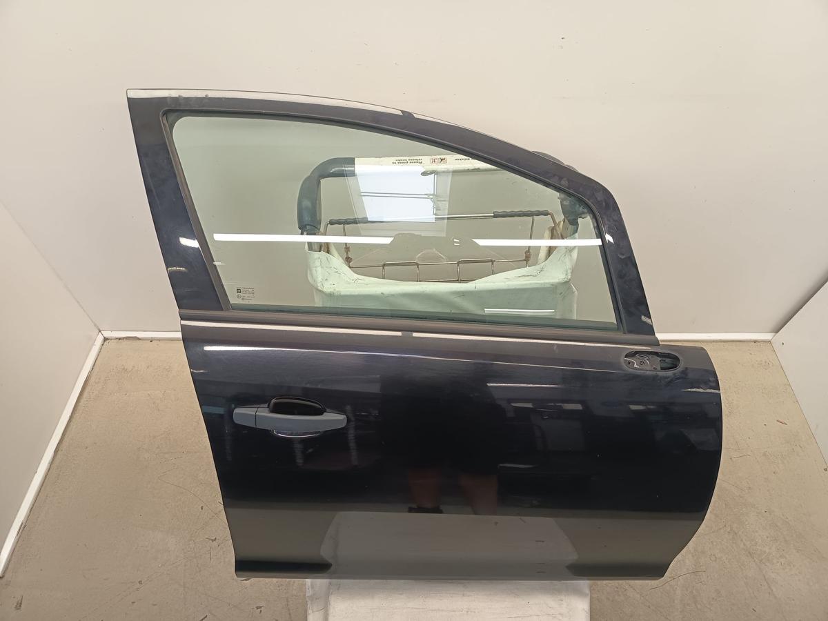 Opel Corsa-D original Tür rechts vorn Z20R-Saphirschwarz ohne Spiegel EZ2009
