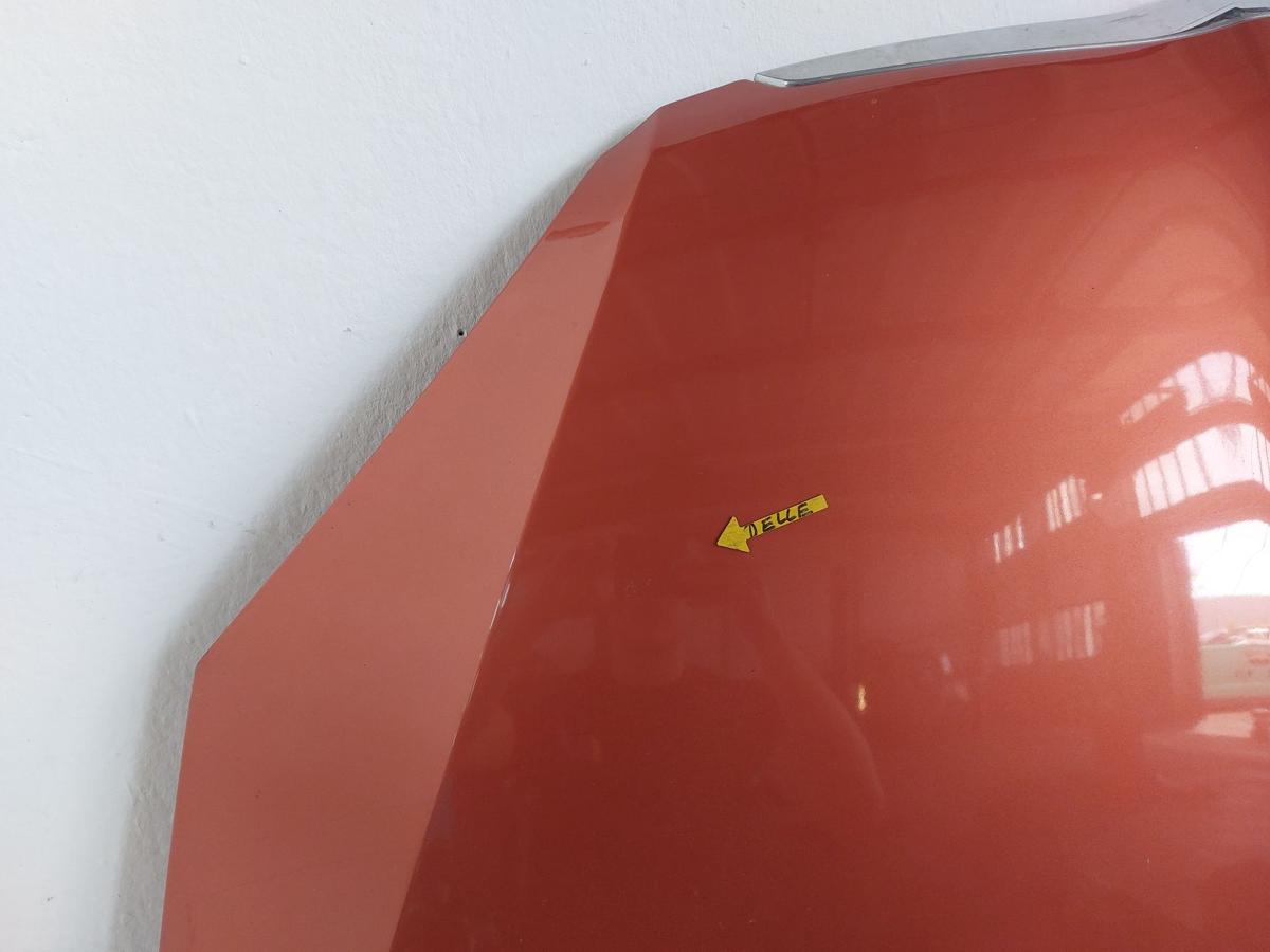 Skoda Fabia 5J Motorhaube Haube Klappe Deckel LF3H Tangerine Orange bis 2010