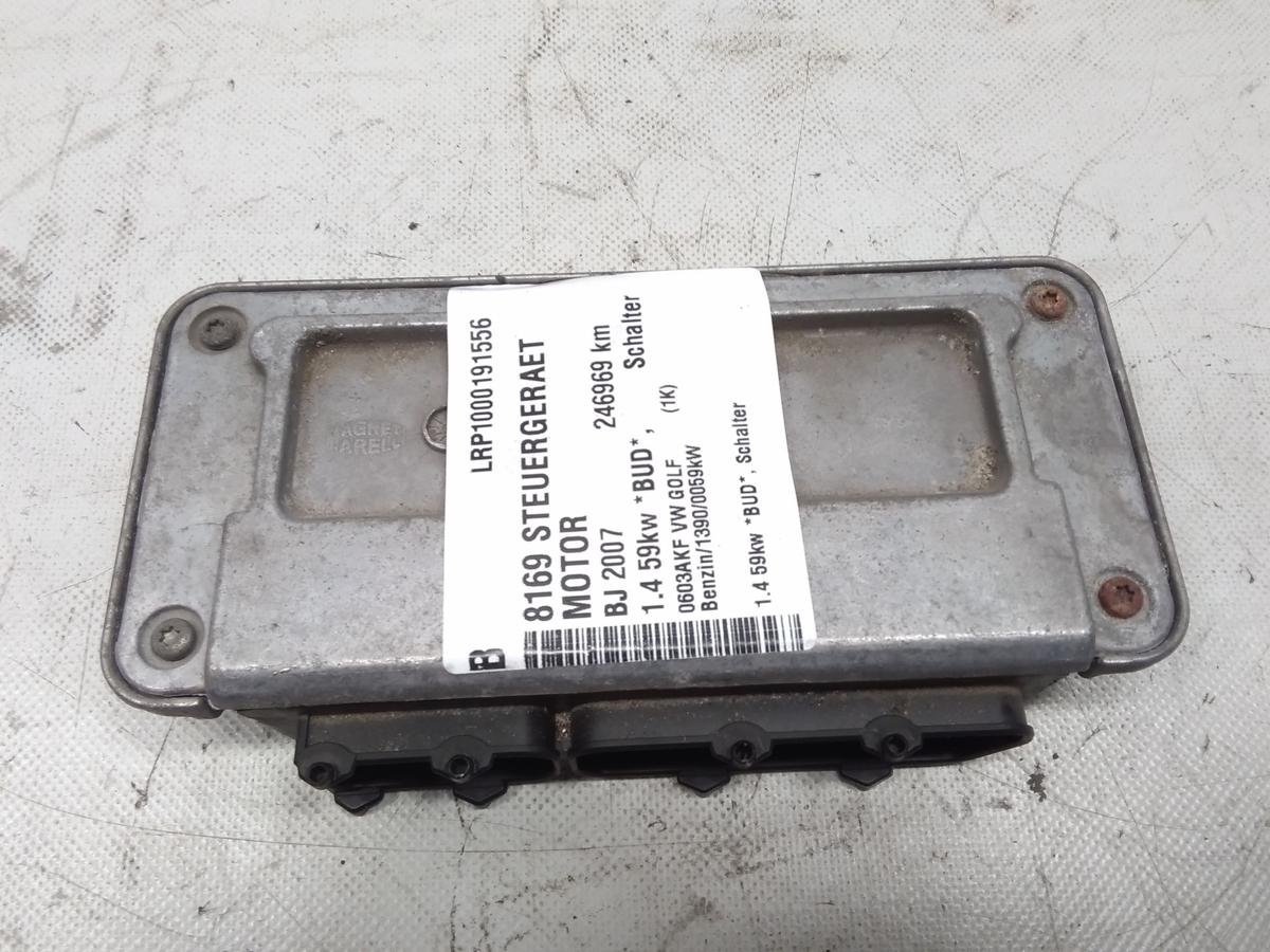 VW Golf 5 1K original Motorsteuergerät 1.4 59kw BUD Schalter BJ2007 03C906024AH