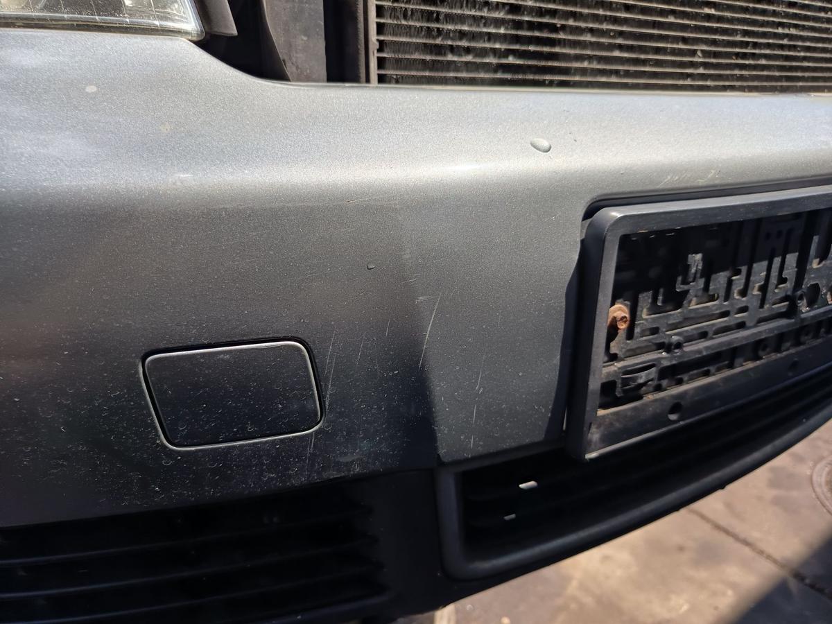 Audi A4 B6 original Sto&szlig;stange F&auml;nger vorn Front Y7Q Atlasgrau Bj 2003