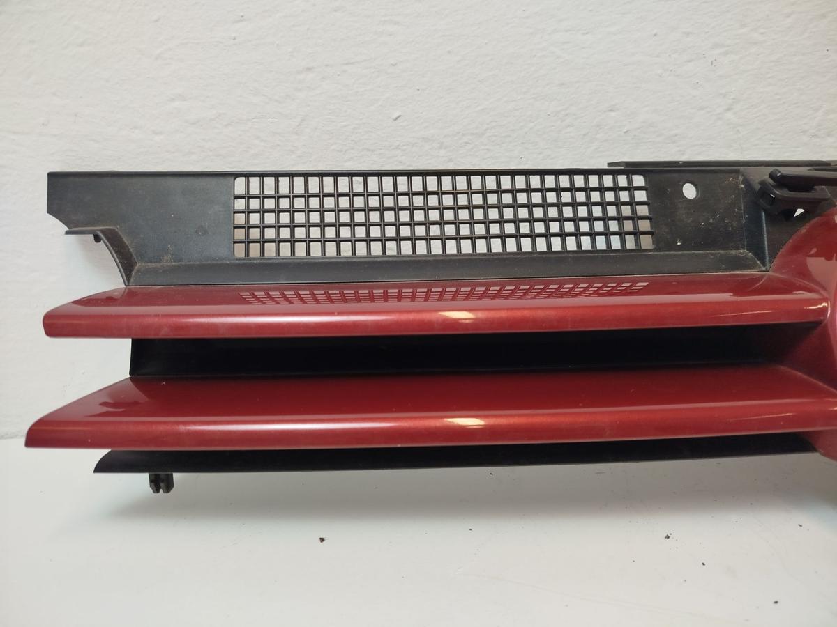 VW Golf 4 1J IV K&uuml;hlergrill Frontgrill Grill mit Logo LC3K Canyonrot