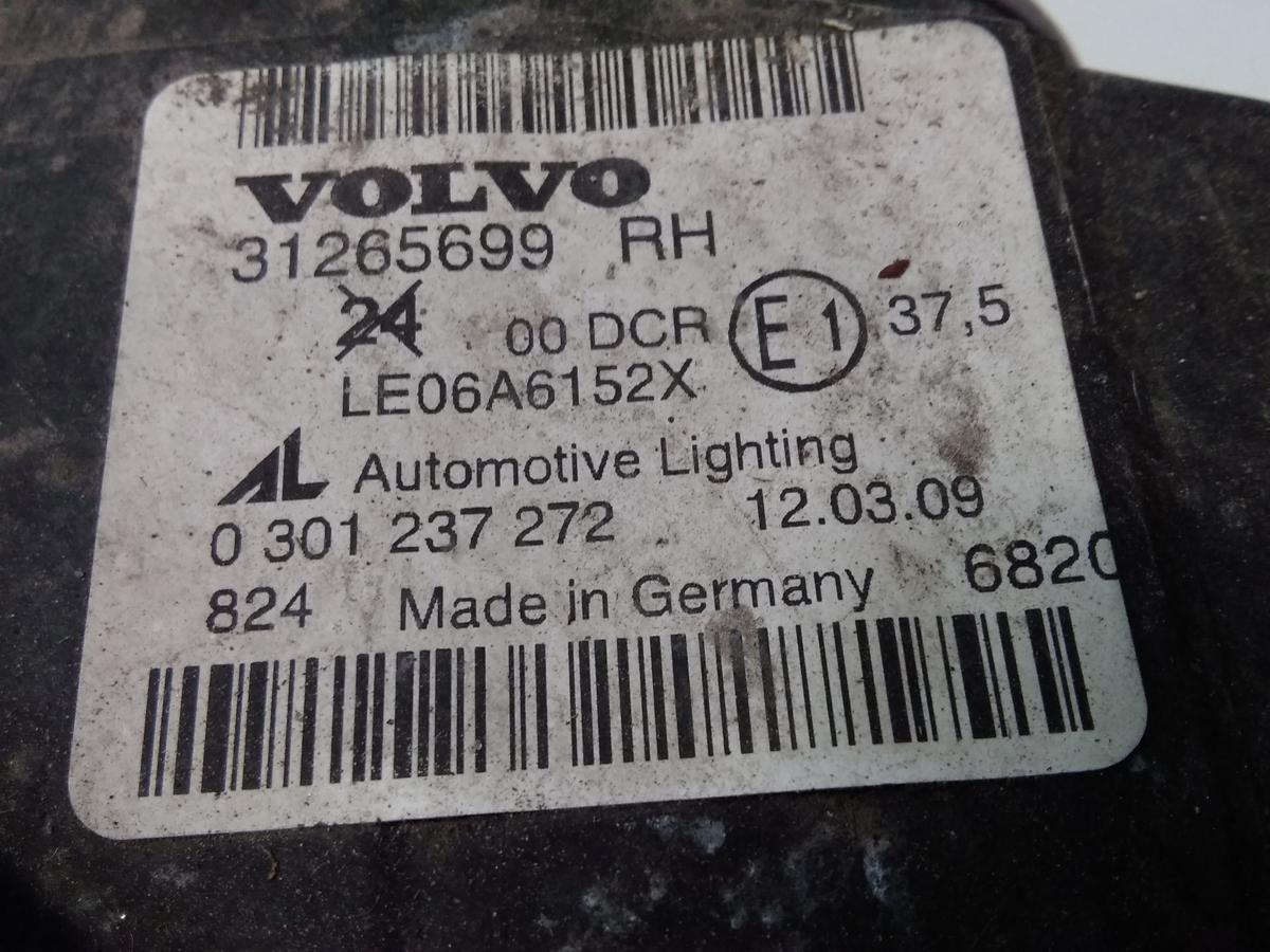 Volvo V50 S40 Facelift orig.Scheinwerfer rechts Xenon mit Steuergerät BJ2009