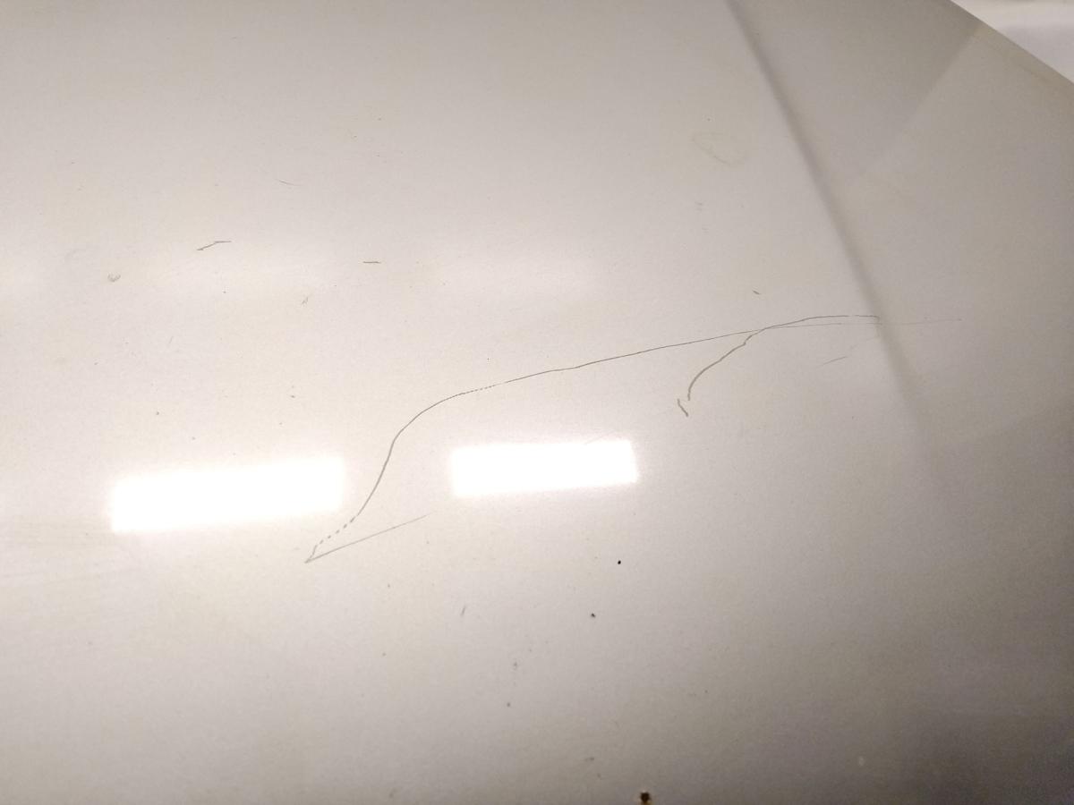 Audi 100 und 200 Typ 44 C3 original Motorhaube zermattsilber LY7Y Bj.1986