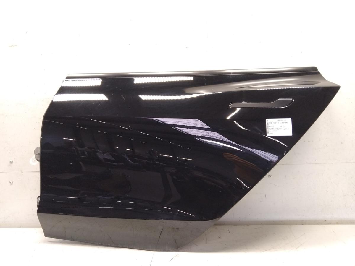 Tesla Model 3 original Tür hinten links schwarz PBSB solid black BJ2024