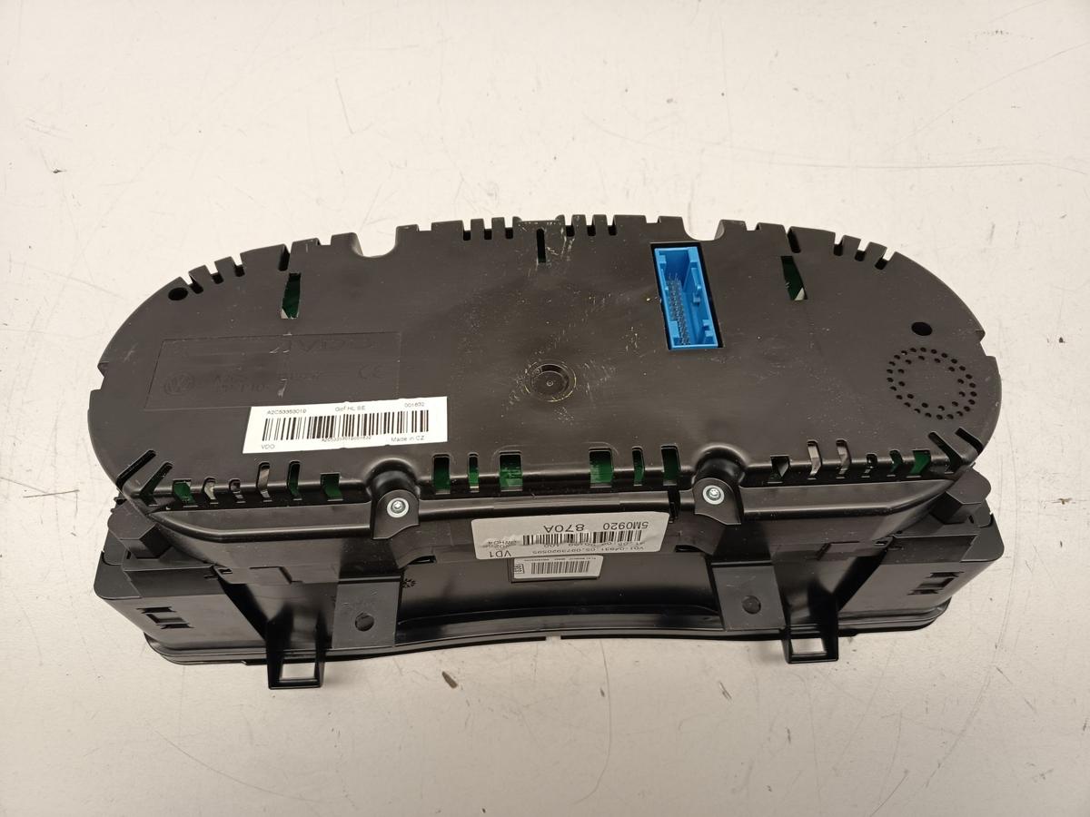 VW Golf Plus original Kombiinstrument Tacho 1.4l 90kW Benzin 5M0920870A Bj 2009