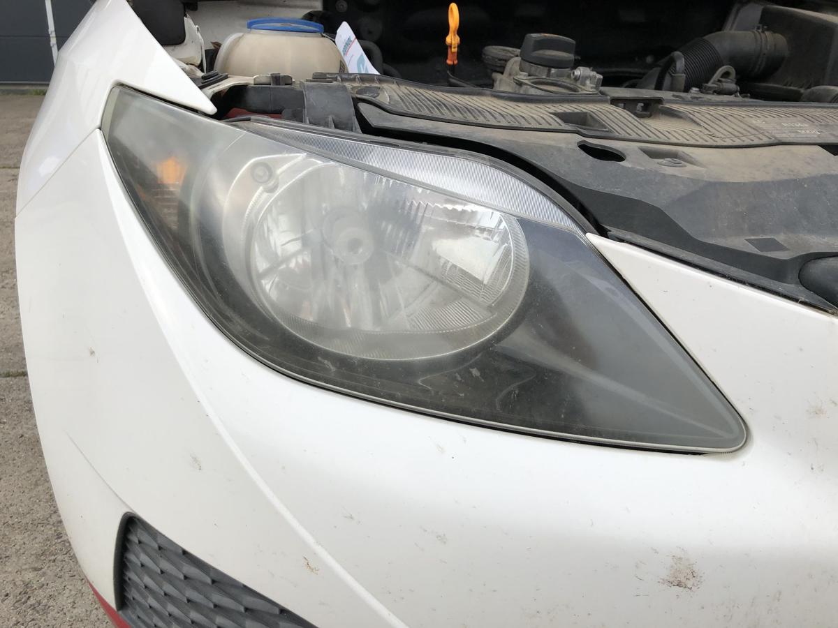 Seat Ibiza 6J Scheinwerfer vorn rechts Hauptscheinwerfer Halogen Tr&uuml;b