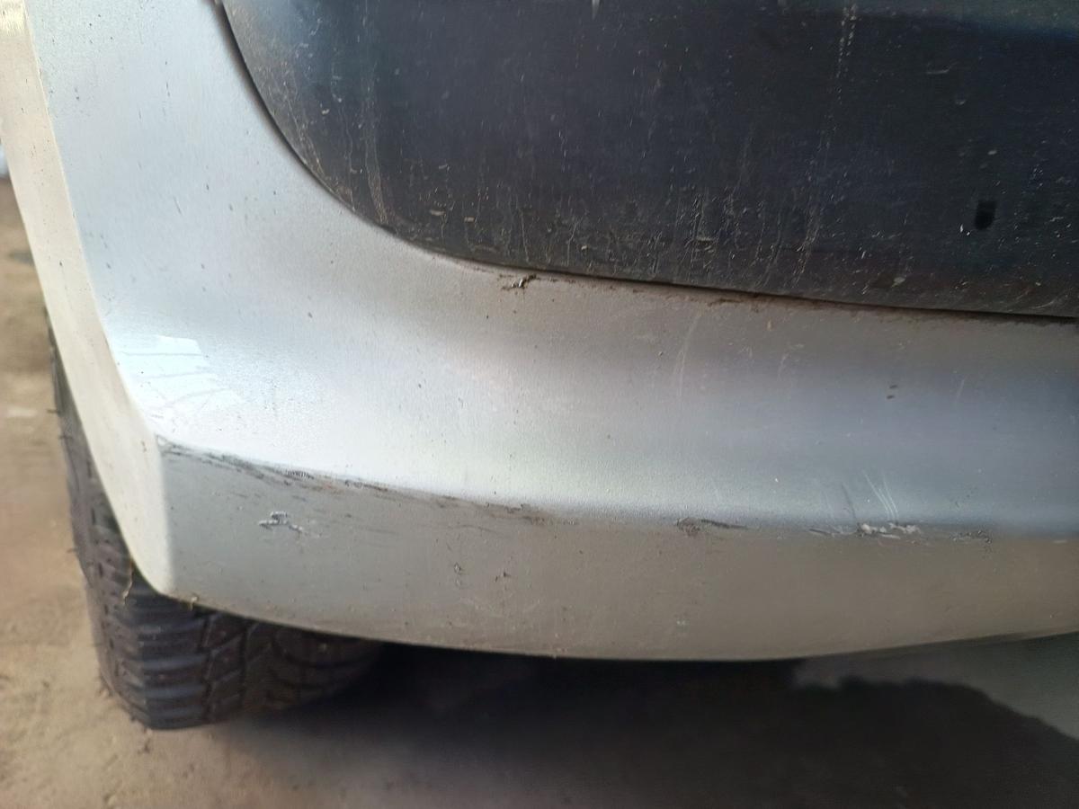 Peugeot 207 WC Bj 2008 original Stoßfänger hinten Stoßstange EZR Aluminium Grau