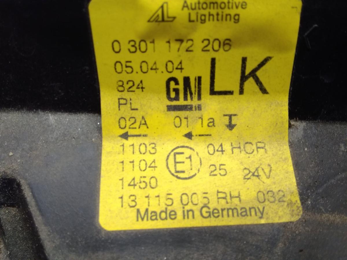 Opel Corsa C orig Scheinwerfer rechts Halogen mit LWR BJ2004 Facelift 13115005