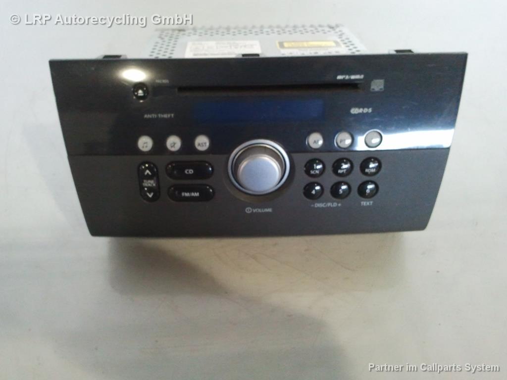 Radio M Cd/Mp3/Wma 3910162J20 BZH 39101-62J20 BZH Suzuki Swift Rs 413/415 BJ: 2010