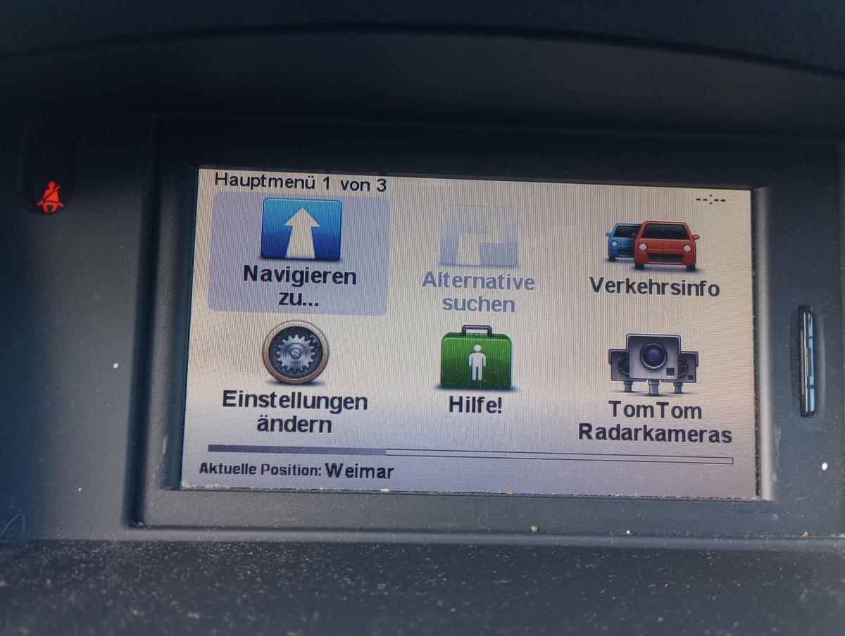 Renault Laguna III Kombi Baujahr 2010 original Radiodisplay Display Navi