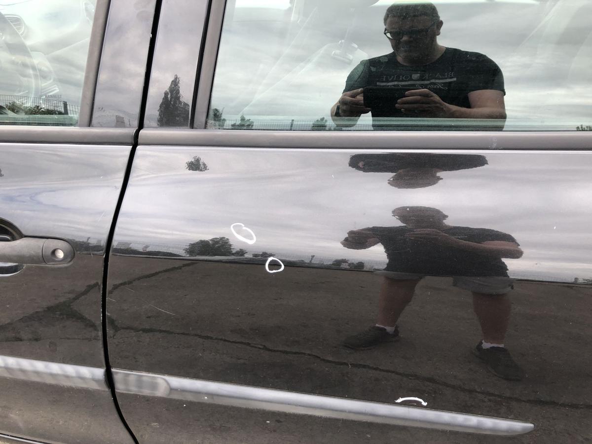 Renault Clio 3 III Grandtour T&uuml;r hinten links Fondt&uuml;r Rohbau NV676 Noir Nacre