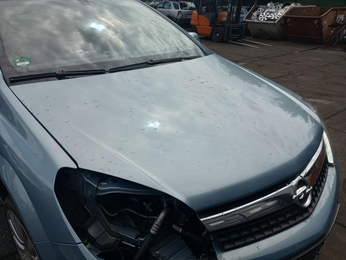 Opel Astra H TwinTop orig Motorhaube Klappe Front Z21C Aeroblau Bj 08