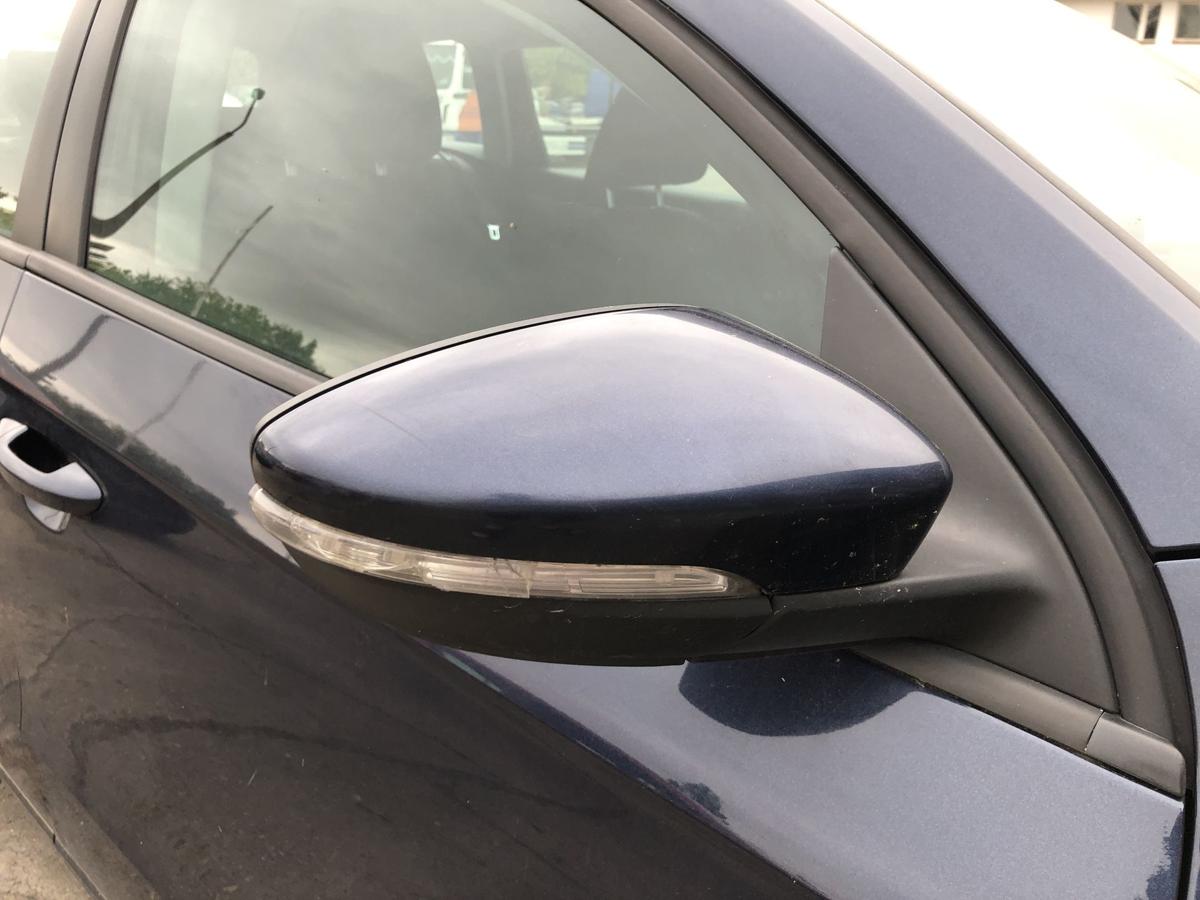 VW Passat 3C B7 Variant Au&szlig;enspiegel rechts Spiegel LH5X blau Blinker defekt