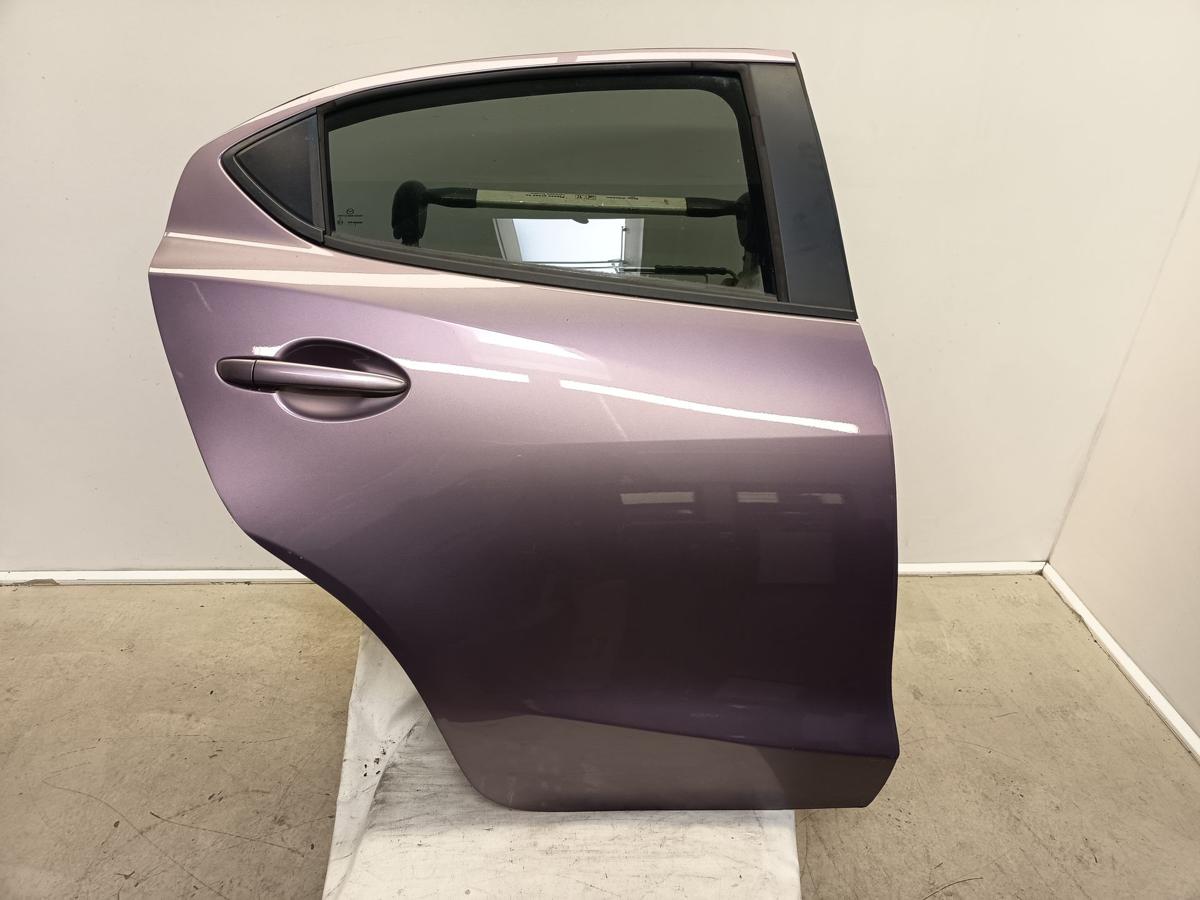 Mazda 2 III DJ orig Tür hinten rechts 44R Smoky Rose Bj 2015
