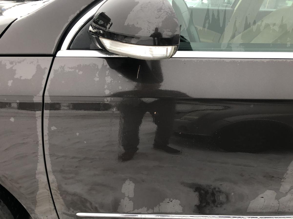 VW Passat 3C Variant T&uuml;r vorn links Fahrert&uuml;r Rohbau Autot&uuml;r LC8Z Moccabrown