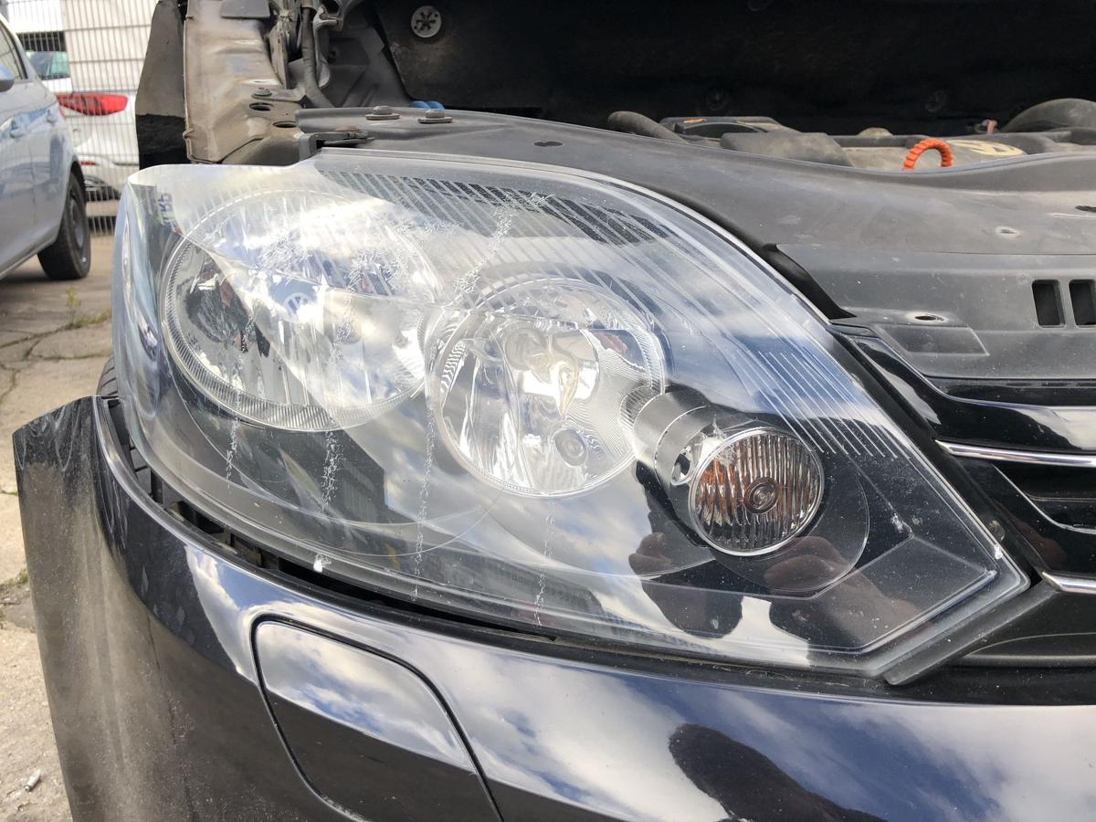 VW Golf Plus 2 II 5M Scheinwerfer rechts Hauptscheinwerfer Halogen Beschädigt