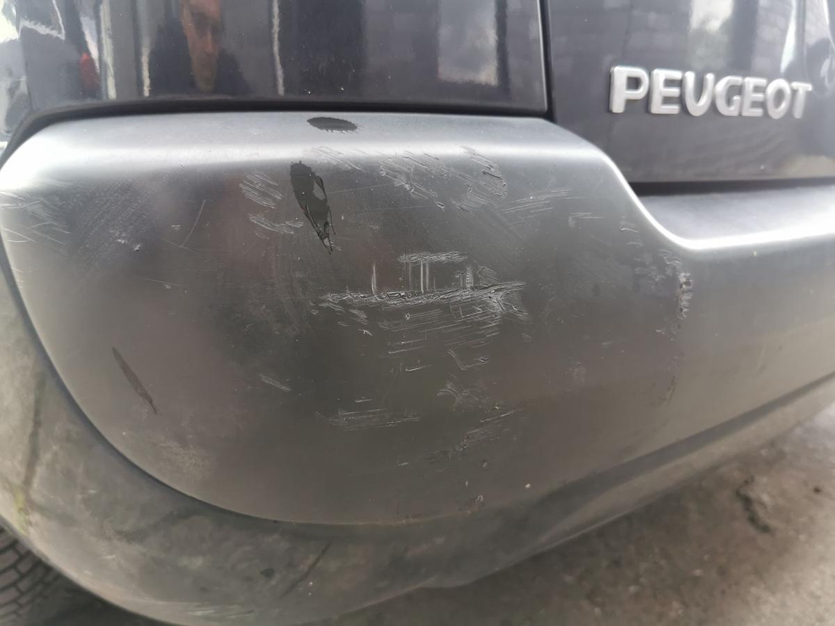 Peugeot 207SW Stossstange Stossfänger Bumper hinten EXL Obsidianschwarz