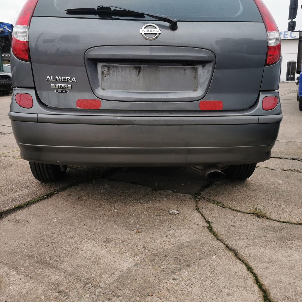 Nissan Almera Tino V10 Stossstange Stossfänger Bumper hinten KY5 Techno Grey Met