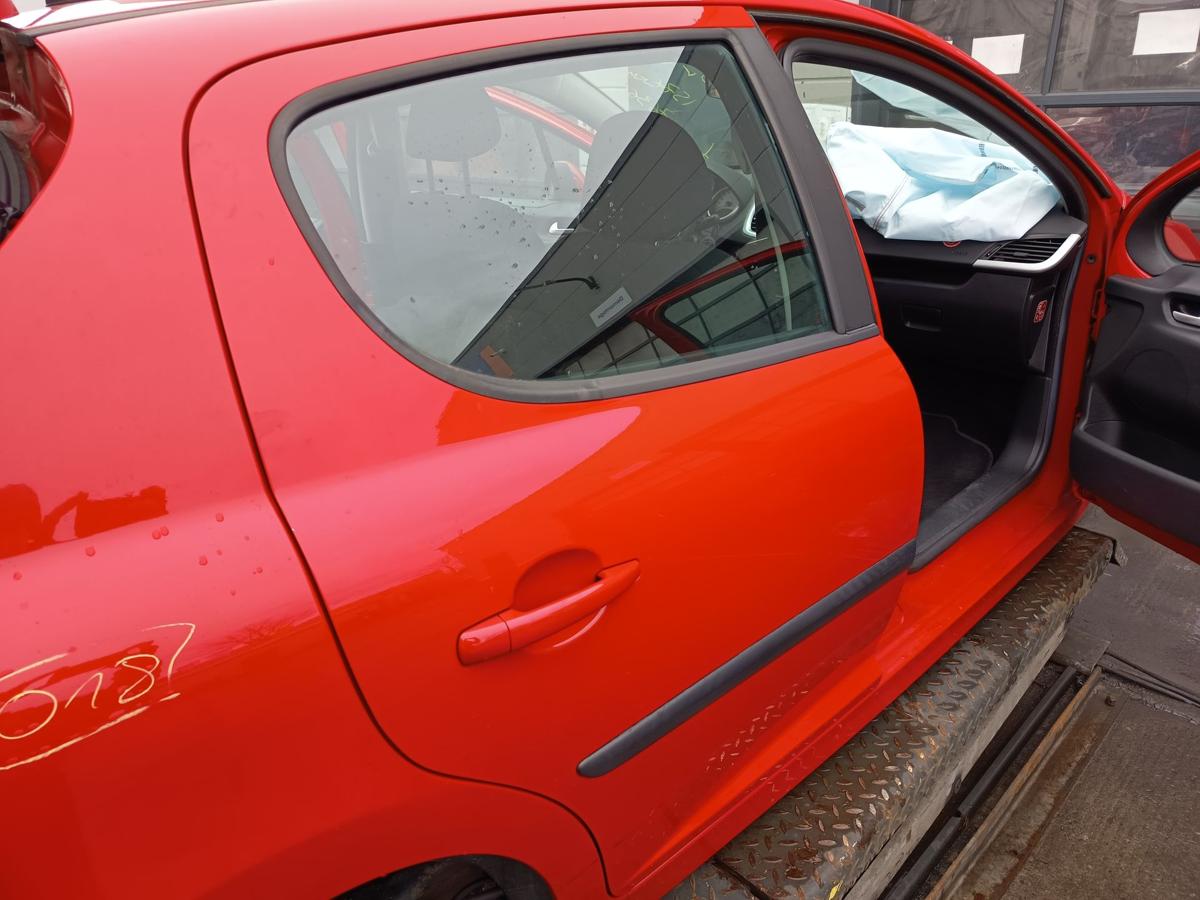 Peugeot 207 original T&uuml;r hinten rechts Fond 5t&uuml;rer KKN Nevadarot Bj 2010