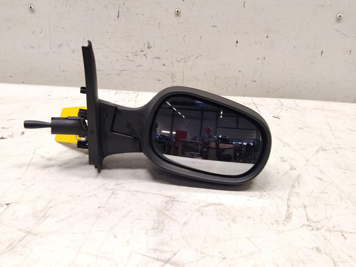 Nissan Micra K12 original Au&szlig;enspiegel rechts schwarz unlackiert manuell BJ2003