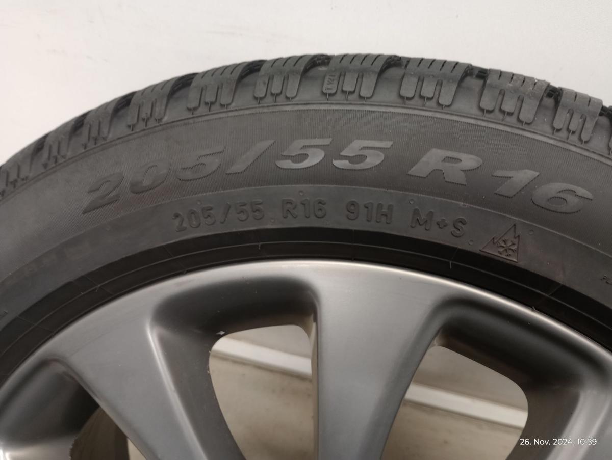 Opel Vectra C orig Alufelgen Satz 6,5 x 16 ET39 mit Winterreifen 205/55R16