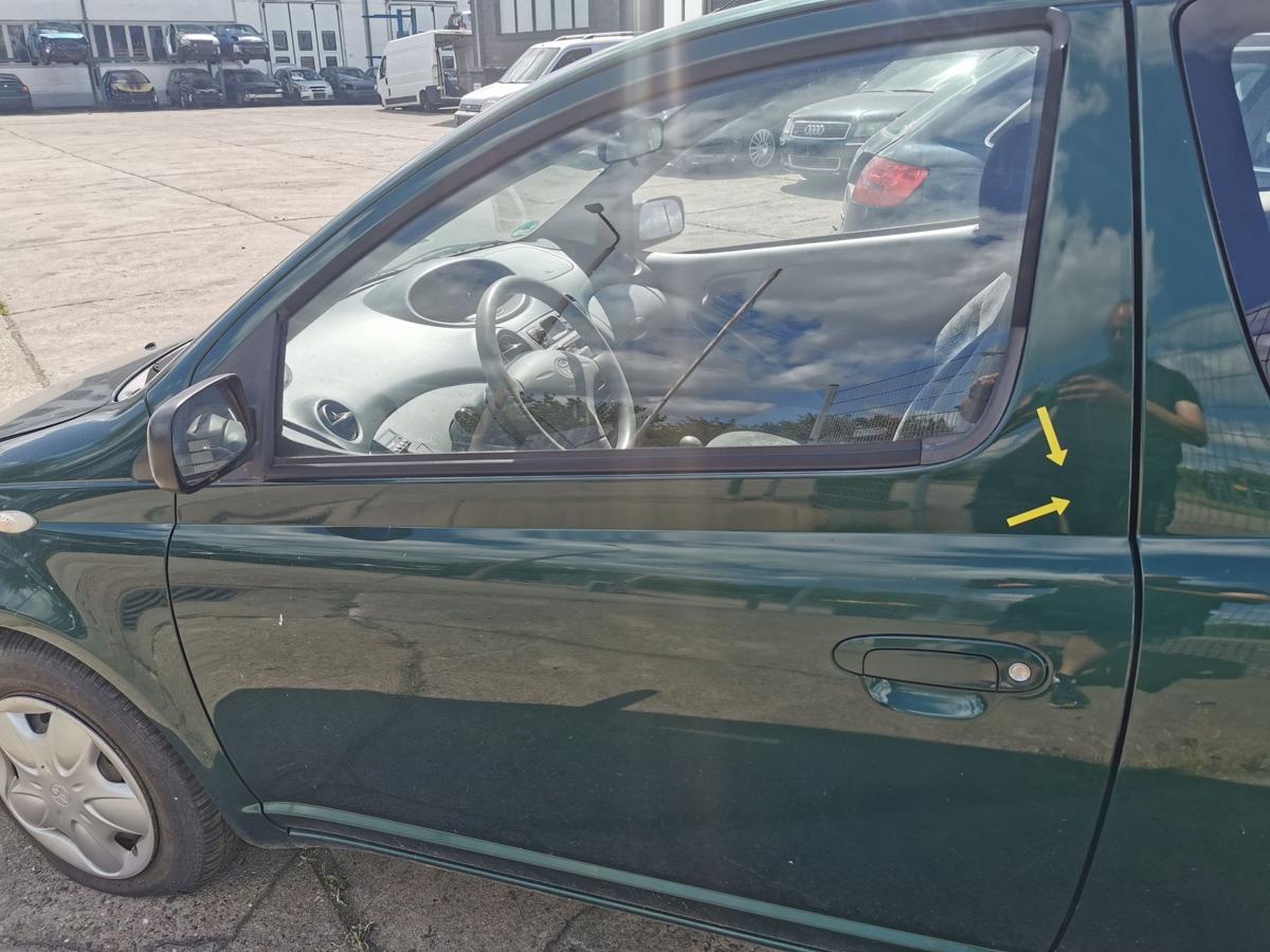 Toyota Yaris P1 Fahrertür Tür Autotür Rohbautür vorn links 6R4 Dark Green