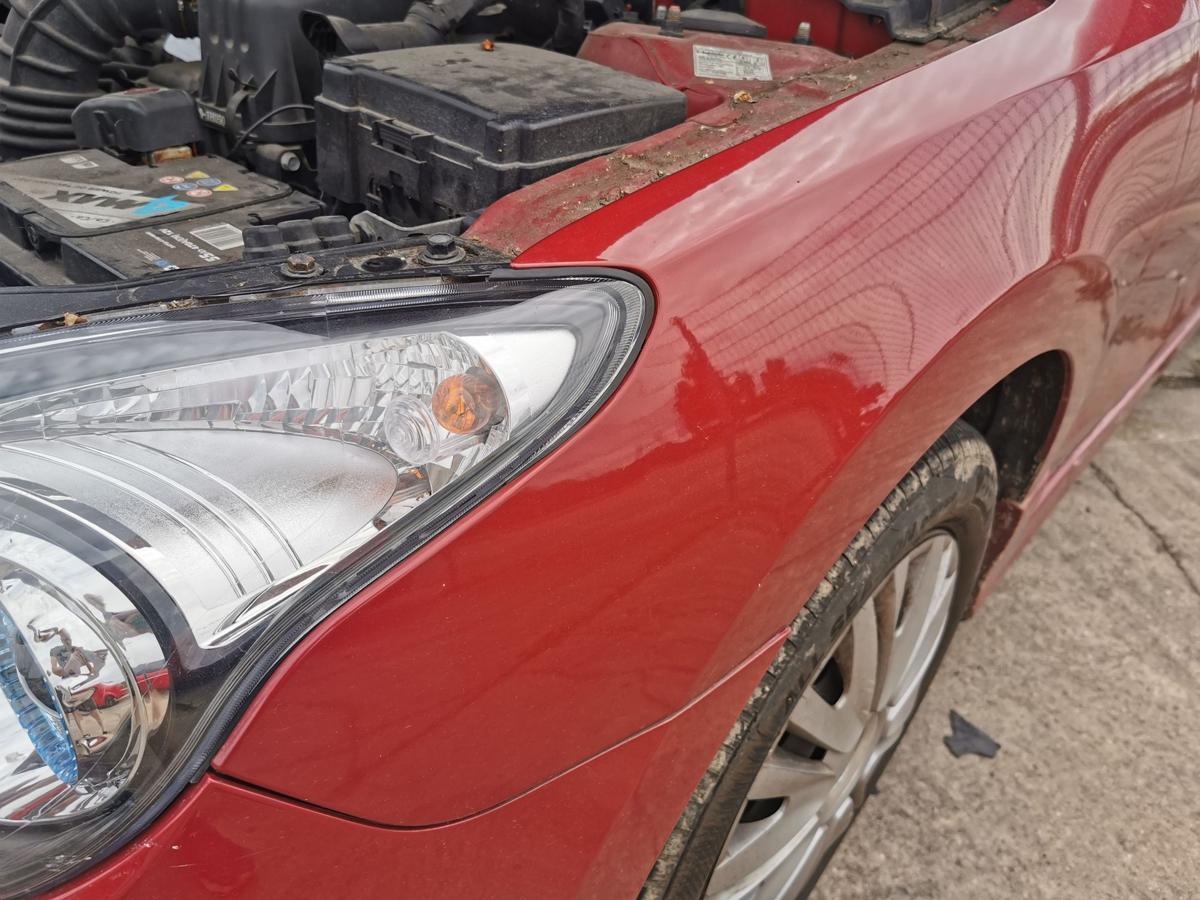 Hyundai I30 CW FD Kotflügel Fender Seitenwand vorn links HAT Glowing Red 10-12