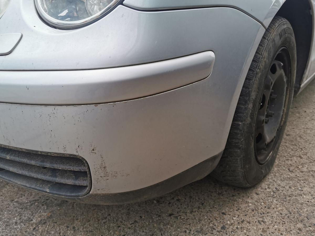 VW Polo 9N1 Stossstange Stossfänger Bumper vorn für SRA LA7W Reflexsilber met