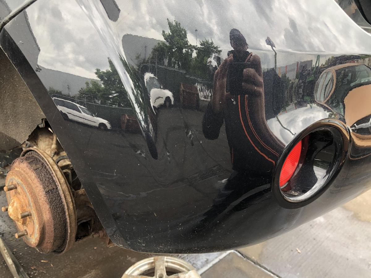 Ford Fiesta ´02 original Stoßstange Fänger hinten/Heck Pantherschwarz Bj 2007